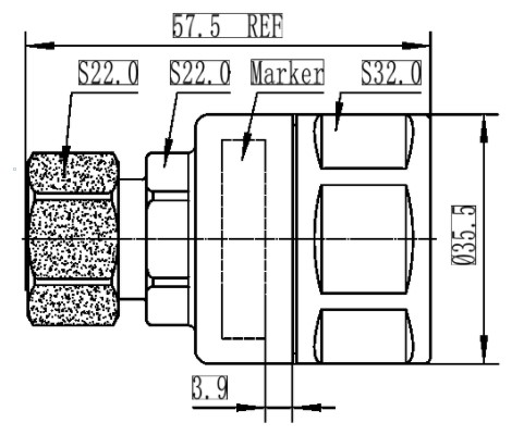 RFS 43M-LCF78-C03 Штекерный разъем