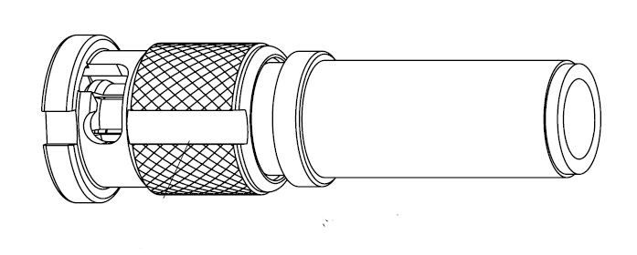 Amphenol 034 1001 - разъем HD-BNC серии