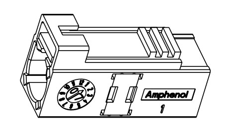 Amphenol FA1 NZSJ C07 0 - разъем FAKRA серии