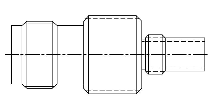 Amphenol 242190 3 - адаптер MCX (female) - TNC (female)