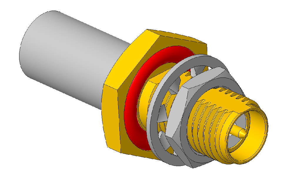Amphenol 132280RP - разъем SMA серии