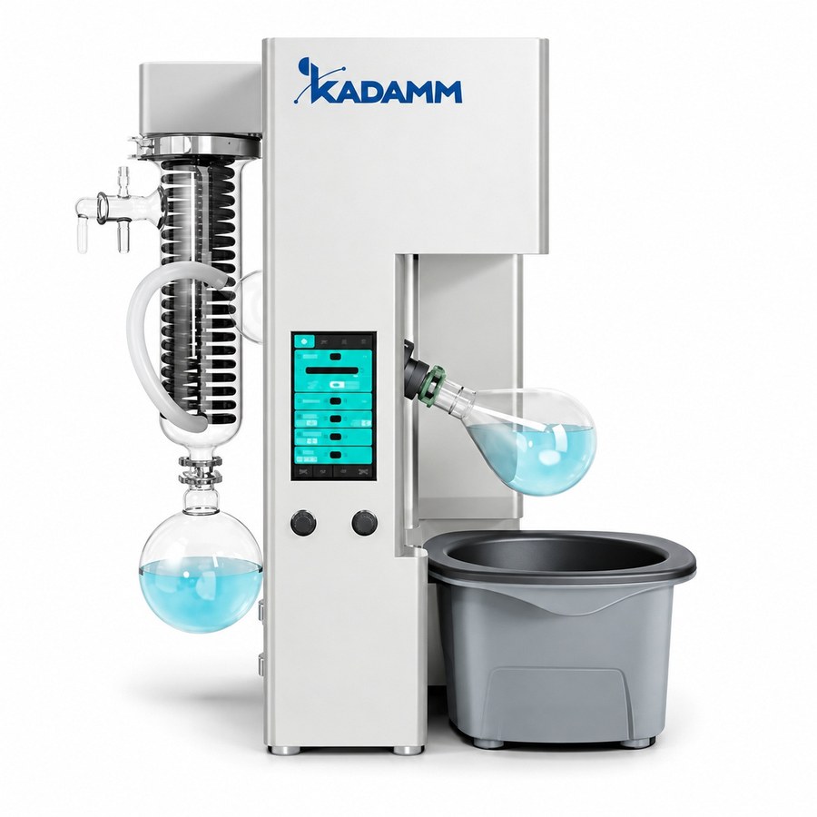 KADAMM РИ-1К — Роторный испаритель со встроенным конденсатором до −40 °C